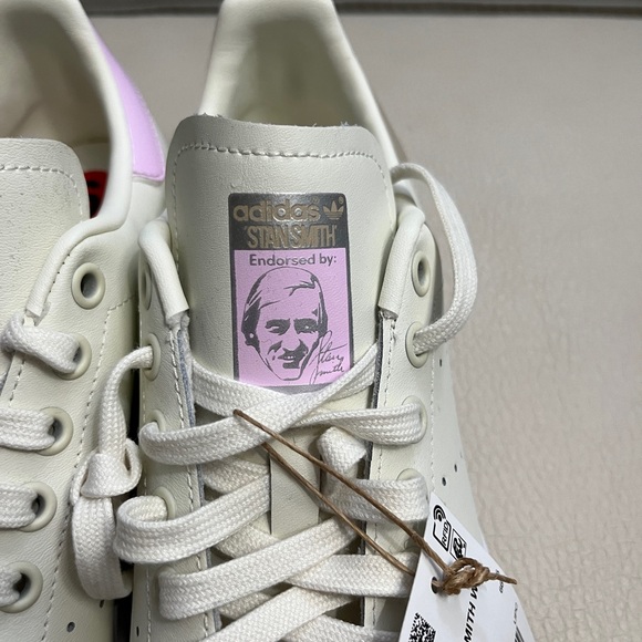 NWT - Adidas Stan Smith Women’s Sneakers Purple Beige Mix - US 7.5/EU 39 1/3 - Picture 3 of 8